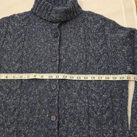 COPY - LL Bean  chunky Cardigan Sweater Size Large - Picture 2 of 7